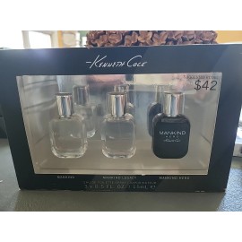 Kenneth Cole  KENNETH COLE MANKIND 3 Pc Set  LEGACY Hero EDT Spray 0.5 oz Ea NIB Mens Nib