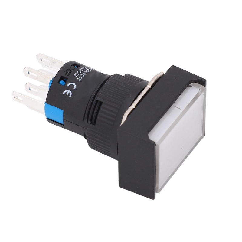 25 Pcs Industrial Push Button Switch Self Locking Push Button