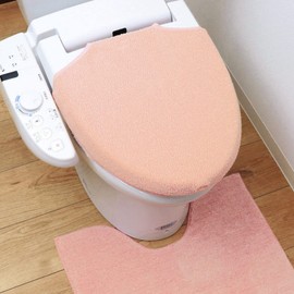 Kakiuchi Choice All Fit Toilet Lid Cover, Solid Pink