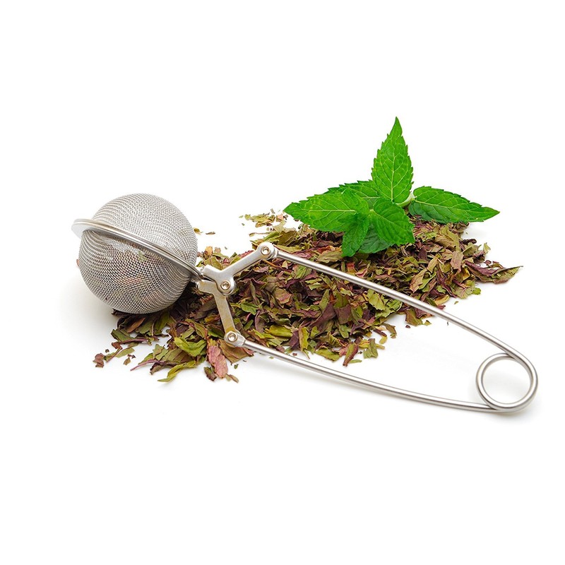 Snap Ball Tea Strainer with Handle (3 Pack) for Loose