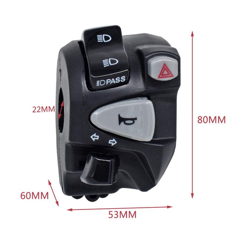 Motorcycle Steering Wheel Switch Relay Model N-MAX 125 155 Horn