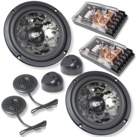 B2 Audio RIOT 6.5" 2-Way 4-Ohm Component Set with 1" Tweeter & Crossover RIOT61