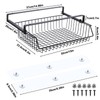 Under Desk Drawer, Slide Out Design,No Drill Metal Under Desk