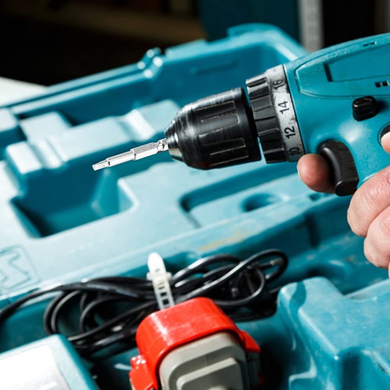 Torx Screwdriver Bits Set, 5 Pieces 50 mm 1/4 Inch