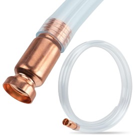 HORUSDY Super Gas Siphon 10FT Multi-Purpose Super Easy Siphon Pump,1-3/16" Valve Virgin Grade Tubing Safe