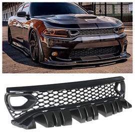 Autrix Front Grille Compatible With 2015-2024 Dodge Charger Non-Widebody