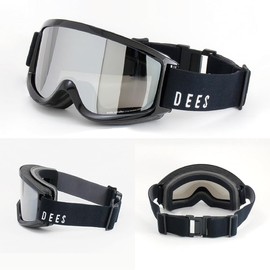 Dee's DNG-2450/2460 Snowboard Goggles, Double Lens, Japan Fit, Anti-Fog, Helmet Compatible, 99% UV Protection, MOC/L.SM.GD (VLT:22%), Ski Goggles, Snow Goggles, UV Protection