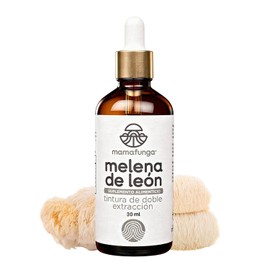 Melena de León - Tintura de Doble Extracción | Apoyo Nootrópico para Concentración, Memoria y Claridad Mental | 100% Cuerpo Fructífero | Sin Estimulantes | 30ml