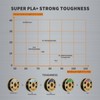 OVERTURE Super PLA+ Filament 1.75mm, Toughness Enhanced PLA Plus, Professional