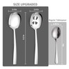 Large Serving Spoons, 4 Pieces Large Stainless Steel Serving Spoons