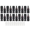 10 Sets Solar Panel Connector IP67 Waterproof Photovoltaic Cable Male