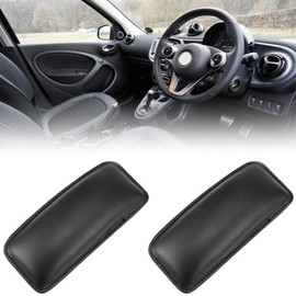 Car Cushion, Armrest, Set of 2, Supporter, Knee Pads, Leg Support, Armrest, Elbow Rest, Anti-Slip, Knee Pad for Car Accessories, Universal Use, Black