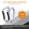 Brotree Carabiner with 1200 kg Load Capacity, Carabiner Hook with