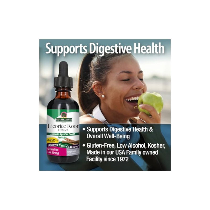Licorice Root Extract Nature's Answer 2 oz líquido