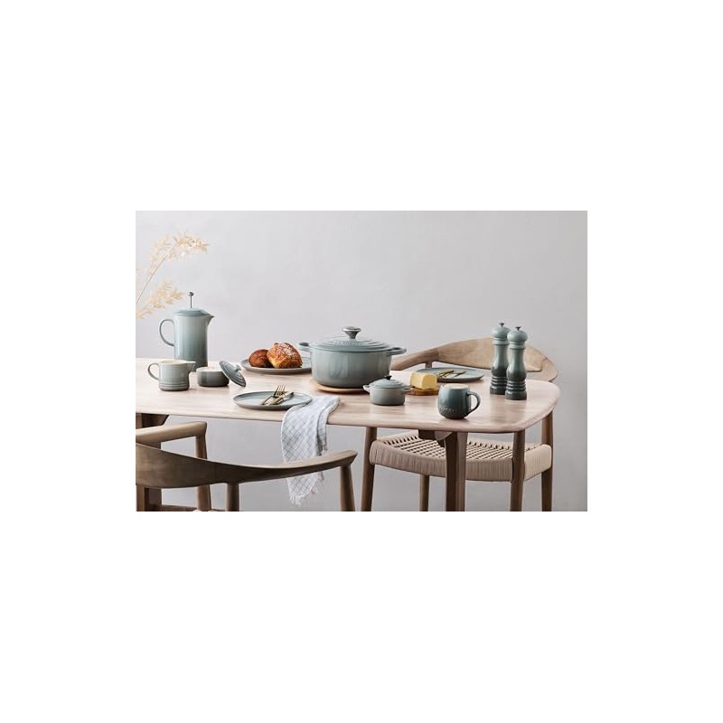 Le Creuset Stoneware Signature Cream & Sugar Set, Sea Salt
