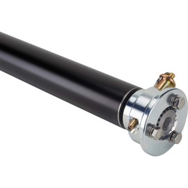 3-Bolt Black Steel Steering Column-3/4 DD-40 Inch Length