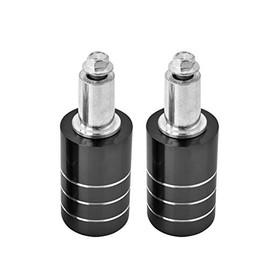 Falling Qiilu Motorcycle Frame Slider Crash Protector Motor Protection Accessories, black