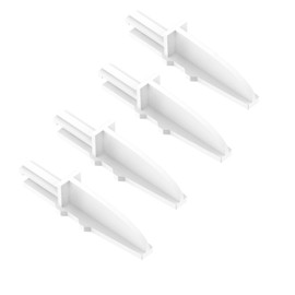 Box Fan Replacement Feet for Lasko 20" Box Fan - Upgraded Anti-Tip Foot Set (4-Pack, White) | Stronger Than Original, Stable Design Prevents Overturning