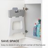 Vigar Compact Step Stool Foldable, 12-1/2-inch Step Stools for Adults