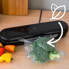 Huslog Vacuum Food Packaging Machine Portable 80W + 5 Bags