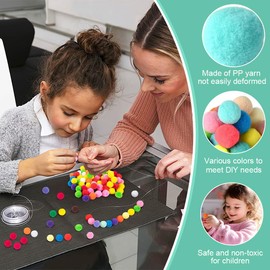 TBUQNZA Pack of 100 Cat Toy Balls, Felt Balls, Felt Balls for Cats and Kittens, Indoor Cats for Catching Chase