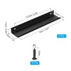 PATIKIL Mount Finger Edge Pull, 8 Pack 150mm/5.91" Aluminum Alloy