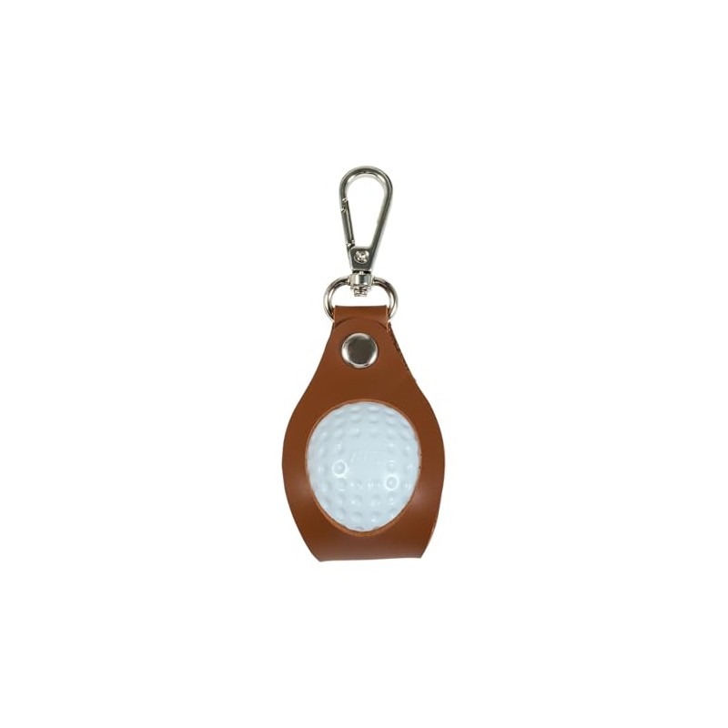 Golf It! C-211 Ball Holder, Single Ball Holder, Brown, Braun,