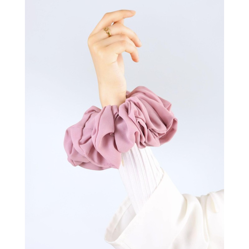 Scrunchie XXL Haargummi aus Chiffon VH300 Lila