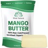 White Naturals- Mantequilla de mango sin refinar, 8 oz, humectante