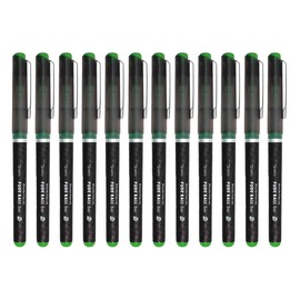 OHTO Fude Ball Bio 1.5 Rollerball Pen, Ultra-Bold 1.5mm, Water-Based Biocide Free Ink, Light Green, CFR-15FBO-LG, Pack of 12