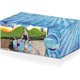 Bestway Fill-N-Fun Paddling Pool - 48 x 10 Inches, Blue, BW55028