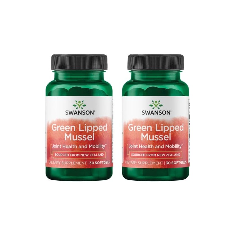Swanson New Zealand Green Lipped Mussel Oil 30 Sgels (2