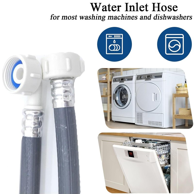 General Washing Machine Hose, 1.2m Washing Machine Water Pipe, Dishwasher