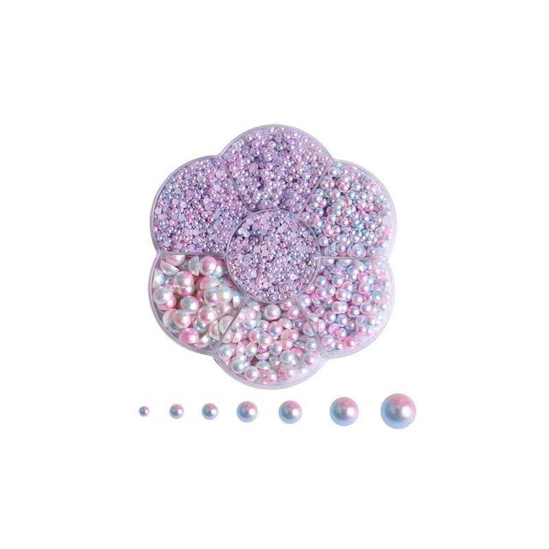 Virellay 7 Size Strasssteine, 3D Nail Art Dekoration, Nail Art