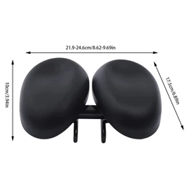 Bicycle Saddle Noseless Saddle Shock Absorption Seat Pad Bicycle Saddle Bicycle Seat Dual Pad Soft Adjustable Shock Absorption Seat Cushion Decompression Cushion Suitable for Most Bikes
