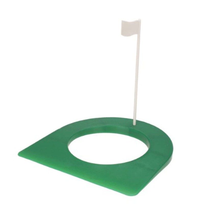 BESPORTBLE 3pcs Rubber Putting Cup 4 1/4 Hole Flag for