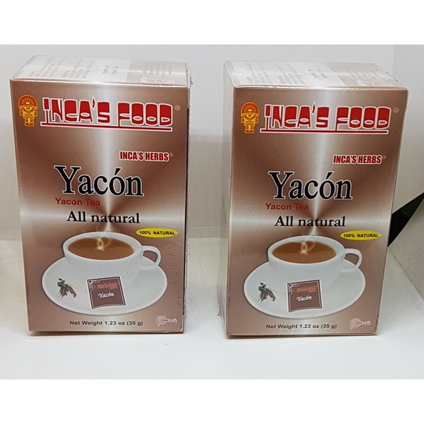 YACON 50 TEA  BAG HERBS 100% NATURAL BLOOD SUGAR REGULATOR FROM PERU