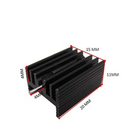 Easycargo 10 Packs TO-220 Heatsink + Insulator/Mounting Kits for LM317 LM317t L7805 L7812 L78XX Voltage Regulator, IRF Z44N 3205 520N 630 1404 MOSFET Transistor (20mm x 15mm x 11mm)