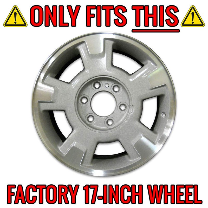 Brighter Design Set of 4 17" Chrome Wheel Skins for