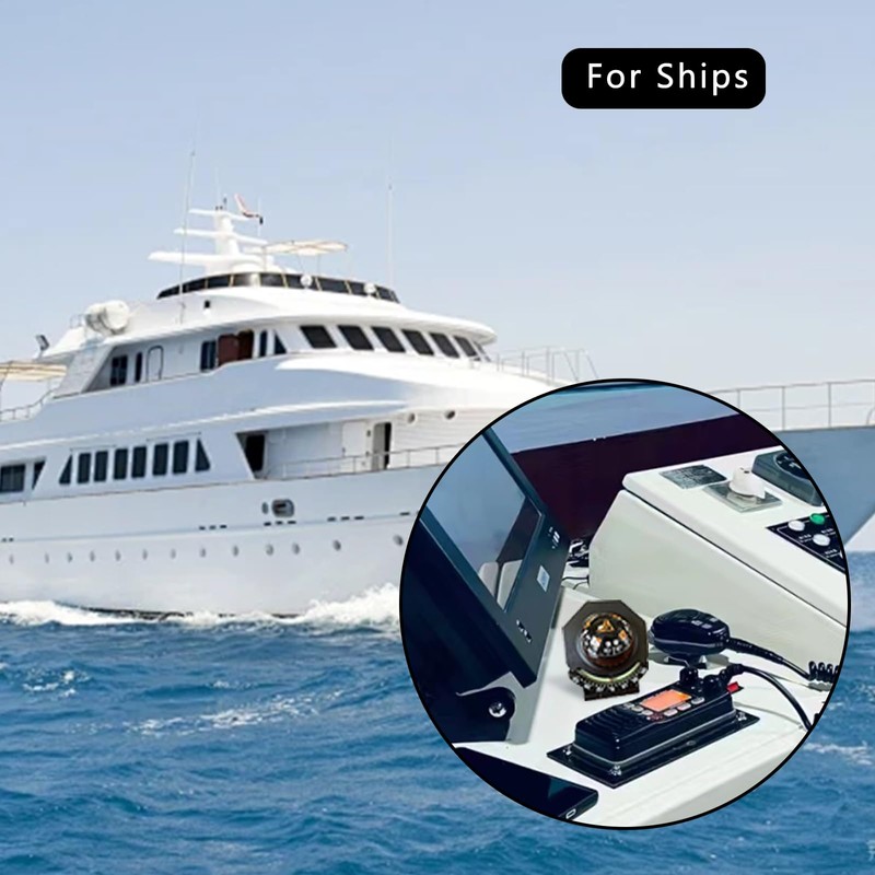 Black Adjustable Ball Night Vision Compass Boat Compass Dash Mount,