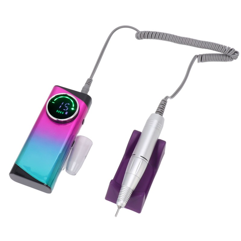 Electric Nail Drill Machine 30000RPM 2600mAh Battery Nail Polishing Machine