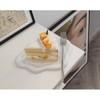 NatureMan Ceramic Jewelry Dish,Jewelry Tray Trinket Dish,Irregular Cloud Shape Decorative