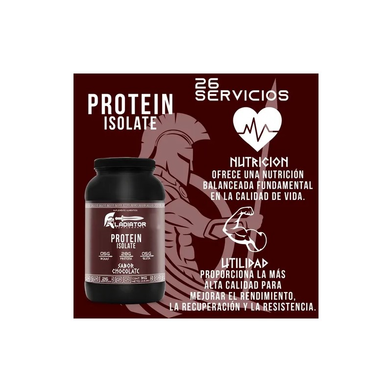 Suplemento Polvo Proteína 1kg 33 Servicios Varios Sabor