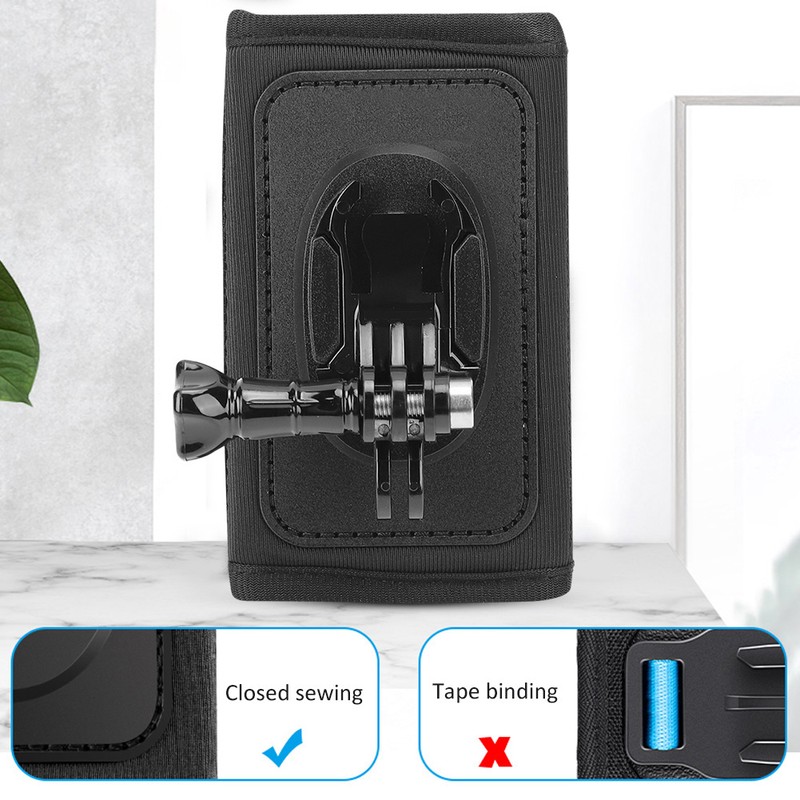 TELESIN Backpack Shoulder Strap Mount Holder for GoPro Action Cameras(GPBPM003）