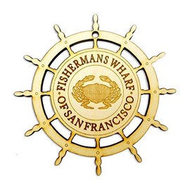Fishermans Wharf Ornament - San Francisco Souvenir