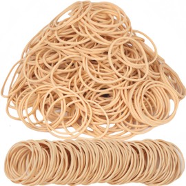 Rubber Bands Size #16 Beige 200g Elastic Rubber Bands for Office Supplies money