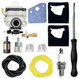 Gbeneiac GX31 FG100 Carburetor for Honda 4 Cycle Leaf Blower Hedge Trimmer Engine GX31 GX22 FG100 Tiller Replaces 16100-ZM5-803 16100-ZM3-848 16100-ZM5-809 GCA91 Carb Tune-Up Kit