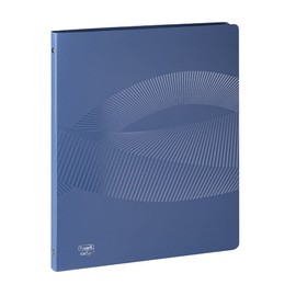 Favorit Osmose Binder, 22 x 30 cm, 4 Round Rings 15 mm, Recycled Matte Polypropylene, Angel Blue, Light Blue Certification