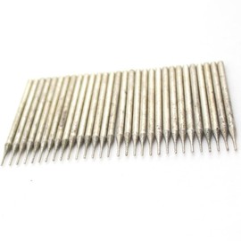JINGLING Lapidary Diamond Drill Bits 0.6mm Carving Burrs for Stone Pack of 30Pcs
