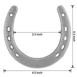 Limbeuuu 12PCS Horse Shoes for Decorations,Lucky Cast Iron Horseshoe Wall Decor,Crafts,Wedding,Birthday,Cowboy Party,Western Party Favors Supplies
